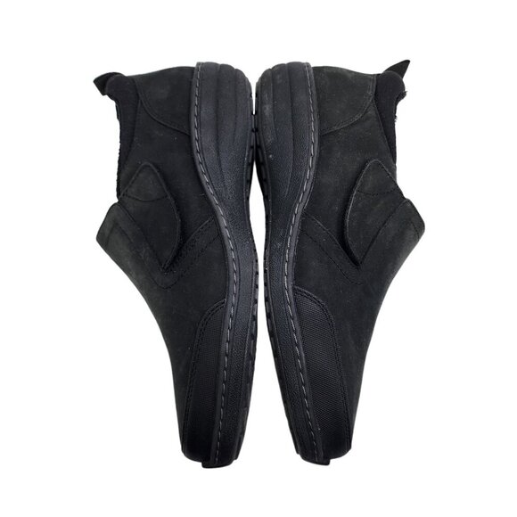 Aetrex Tyra Black Women's Slip On Slip REsistant Shoes Size 9/9.5 Needs Insoles - Picture 9 of 13